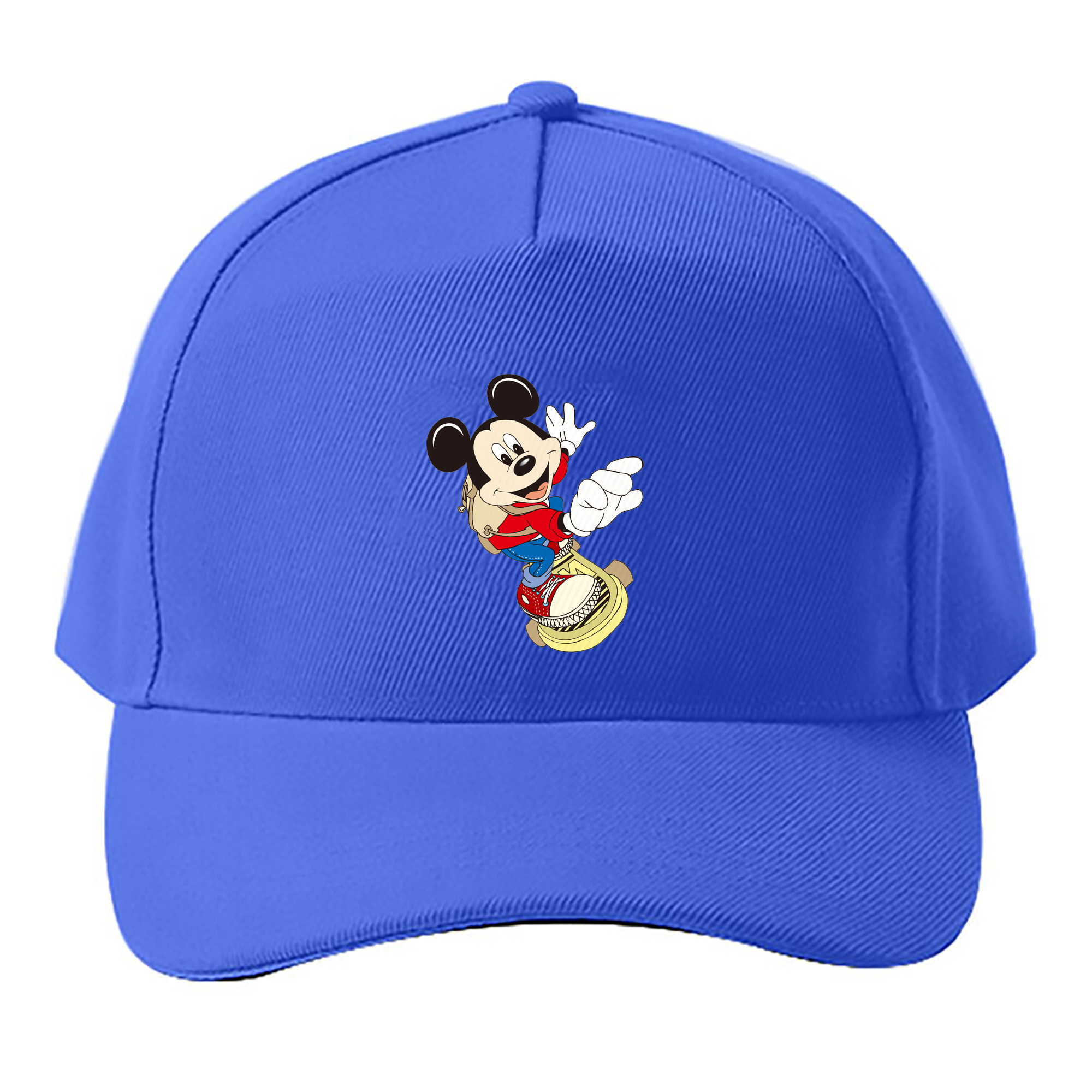 （画像用） ミッキーマウス Mickey Mouse ベースボールキャップ 綿100％ 男女兼用 帽子 スポーツ